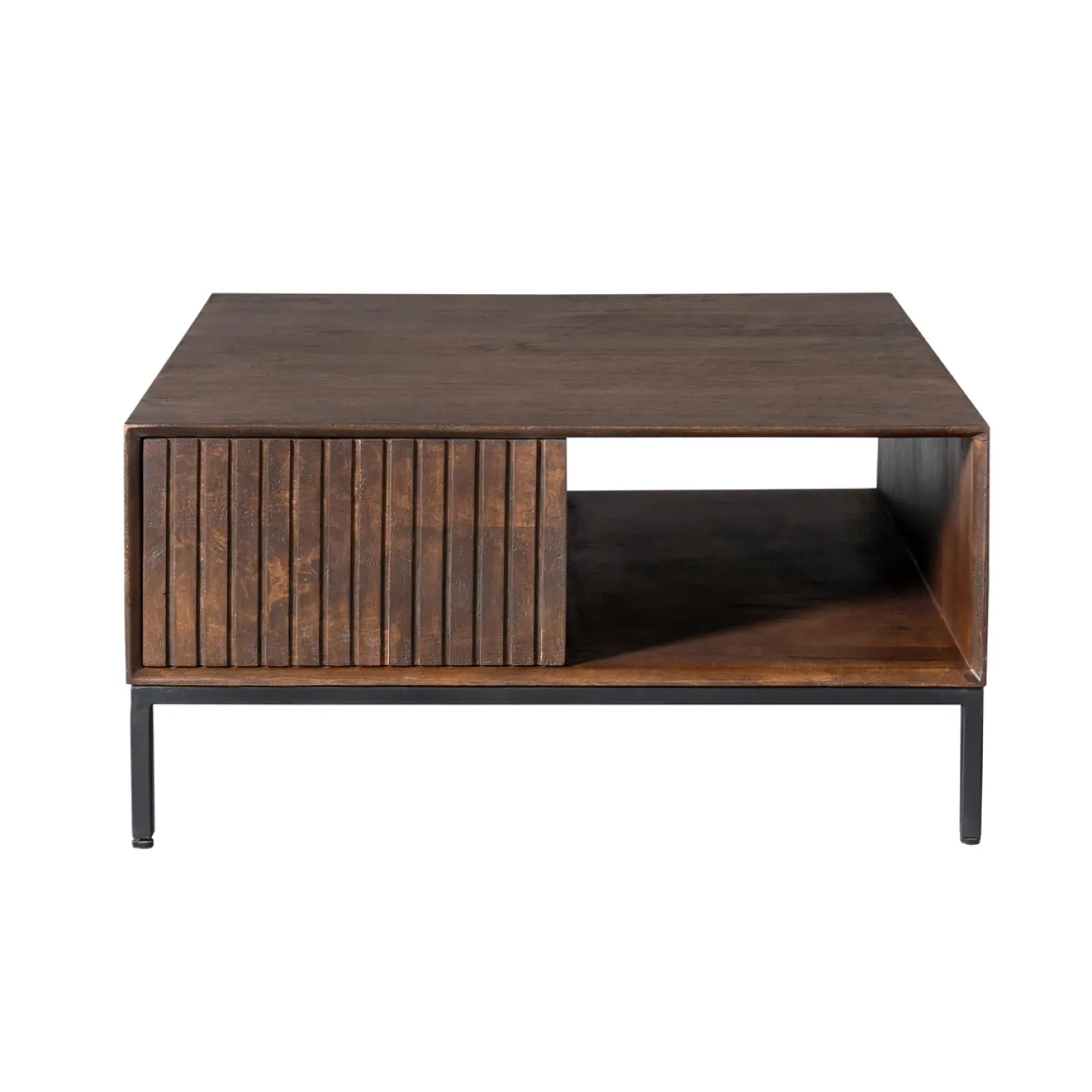StarFurn Salontafel Madison Bruin 80cm Vierkant