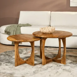 StarFurn Salontafel Milou Naturel Ø70cm