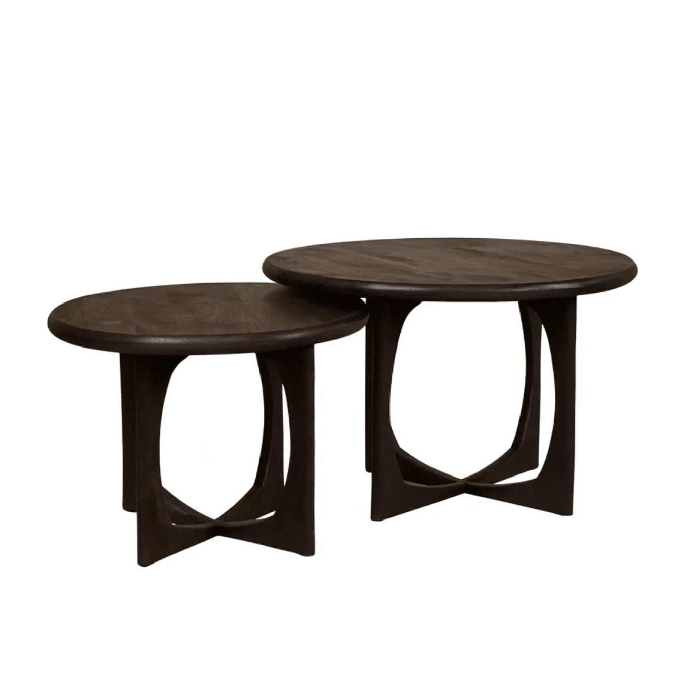 StarFurn Salontafel Milou Zwart Ø60cm