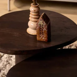 Starfurn Salontafel Mirre Bruin Set van 2