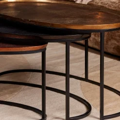StarFurn Salontafel Set van 3 Raley Rond