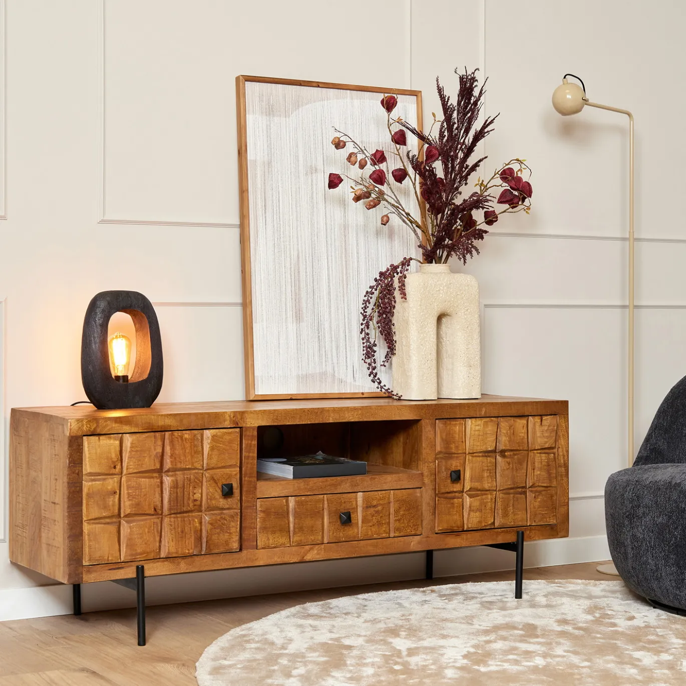 StarFurn Tv-Meubel Brandy Naturel 150cm