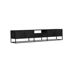 StarFurn Tv-Meubel New York Mangohout Zwart 240cm
