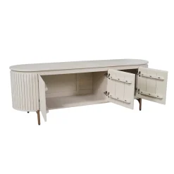 StarFurn Tv-meubel Solana Zand Mangohout 165cm