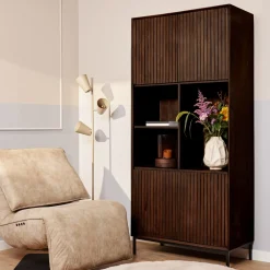 StarFurn Vakkenkast Madison Bruin 90cm
