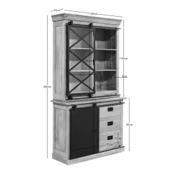 Starfurn Vitrinekast Fresno 120cm
