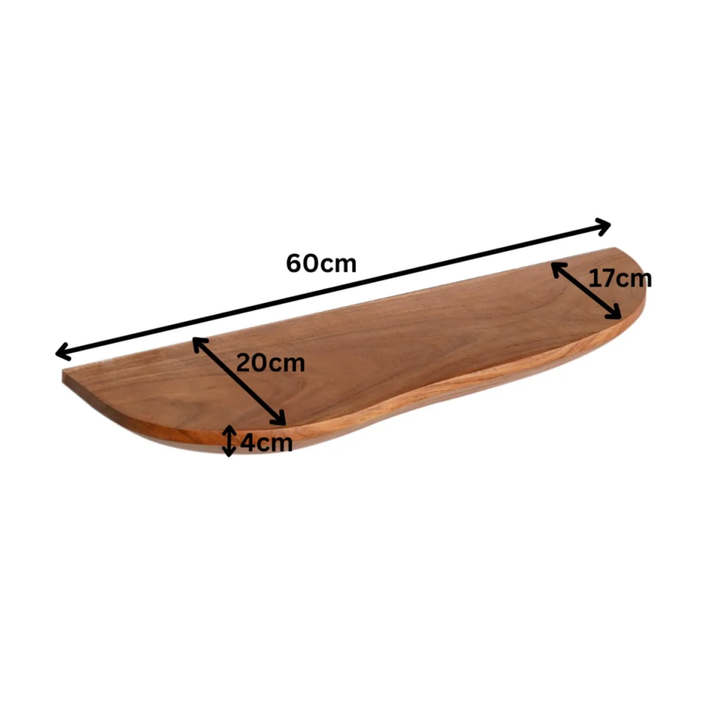 Starfurn Wandplank Live Edge 60cm Set van 2