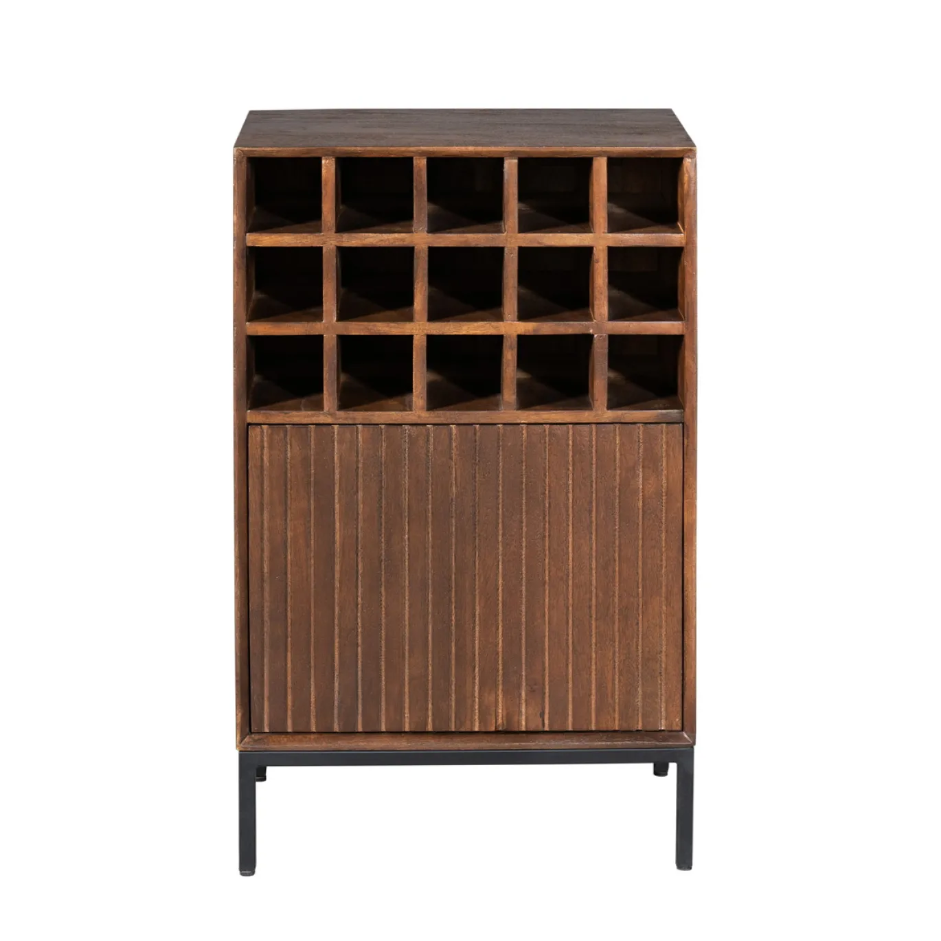 StarFurn Wijnkast Madison Bruin 55cm