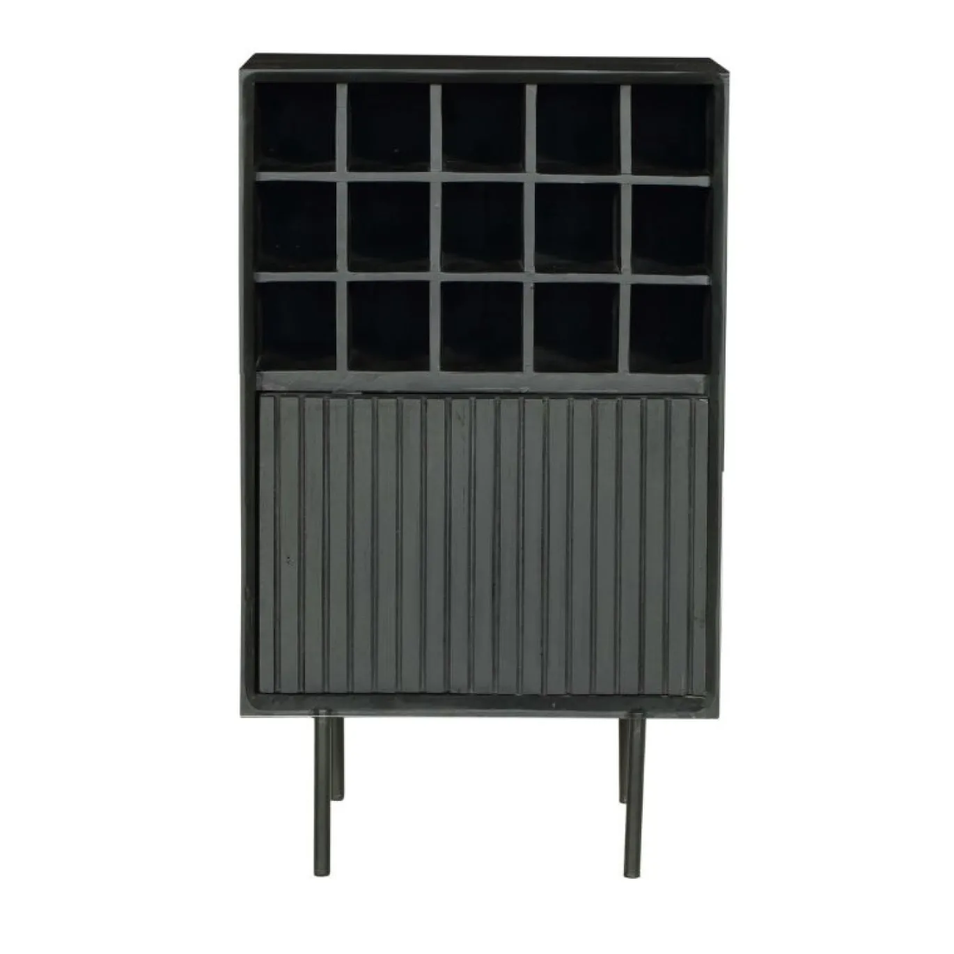 StarFurn Wijnkast Madison Zwart 55x90cm