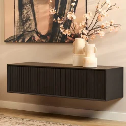 StarFurn Zwevend Tv-meubel Madison Zwart 120cm
