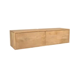 Starfurn Zwevend Tv-meubel Vision Naturel Mangohout 120cm