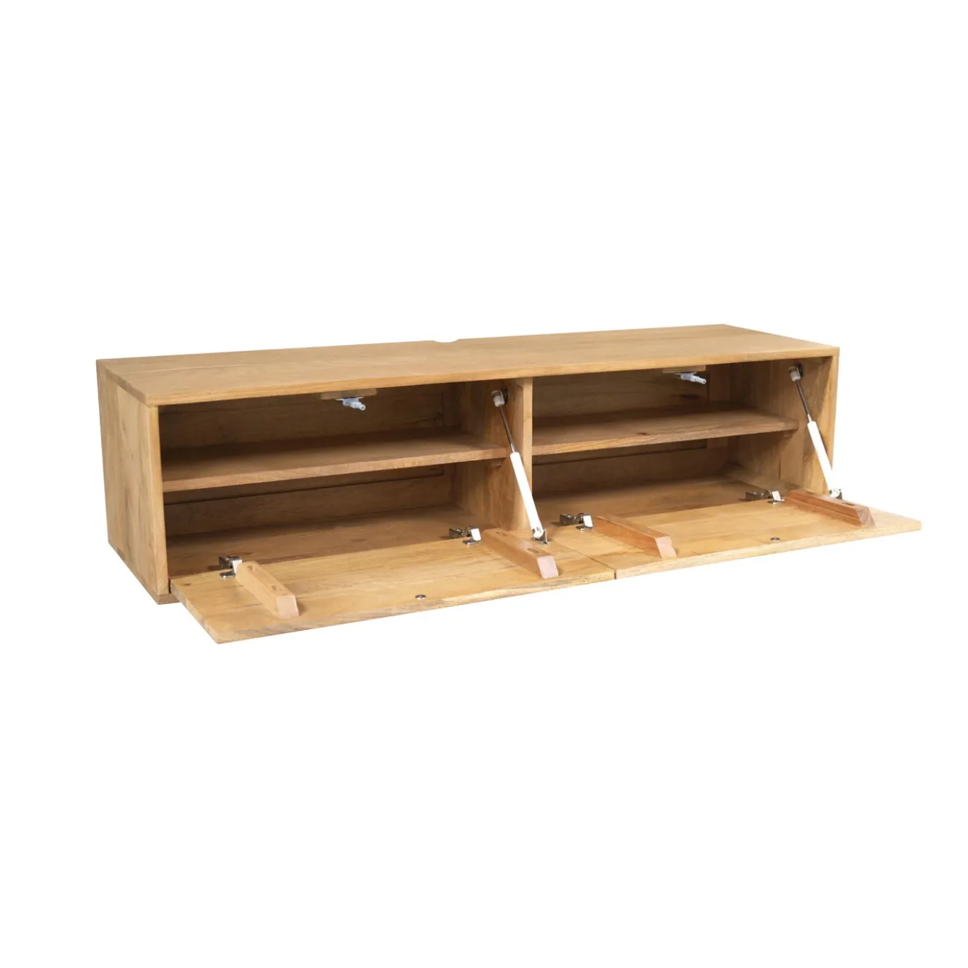 Starfurn Zwevend Tv-meubel Vision Naturel Mangohout 120cm