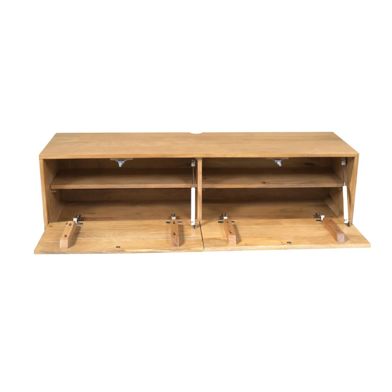 Starfurn Zwevend Tv-meubel Vision Naturel Mangohout 120cm