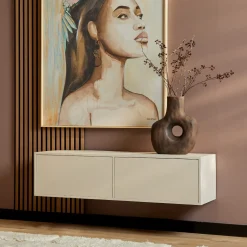 StarFurn Zwevend Tv-meubel Vision Zand 120cm