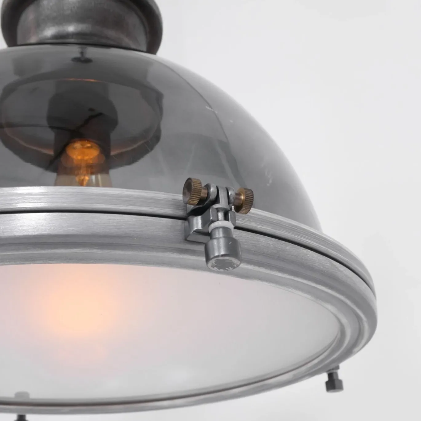 Steinhauer Bikkel Hanglamp Grijs Ø40cm