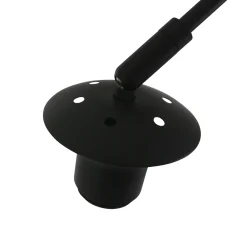 Steinhauer Boog Wandlamp Sparkled Light Zwart Bamboe Naturel/Zwart