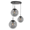Steinhauer Hanglamp Bollique Getrapt 3-Lichts Zwart