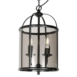 Steinhauer Hanglamp Pimpernel 2-Lichts Zwart