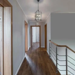 Steinhauer Hanglamp Pimpernel 4-Lichts Zwart