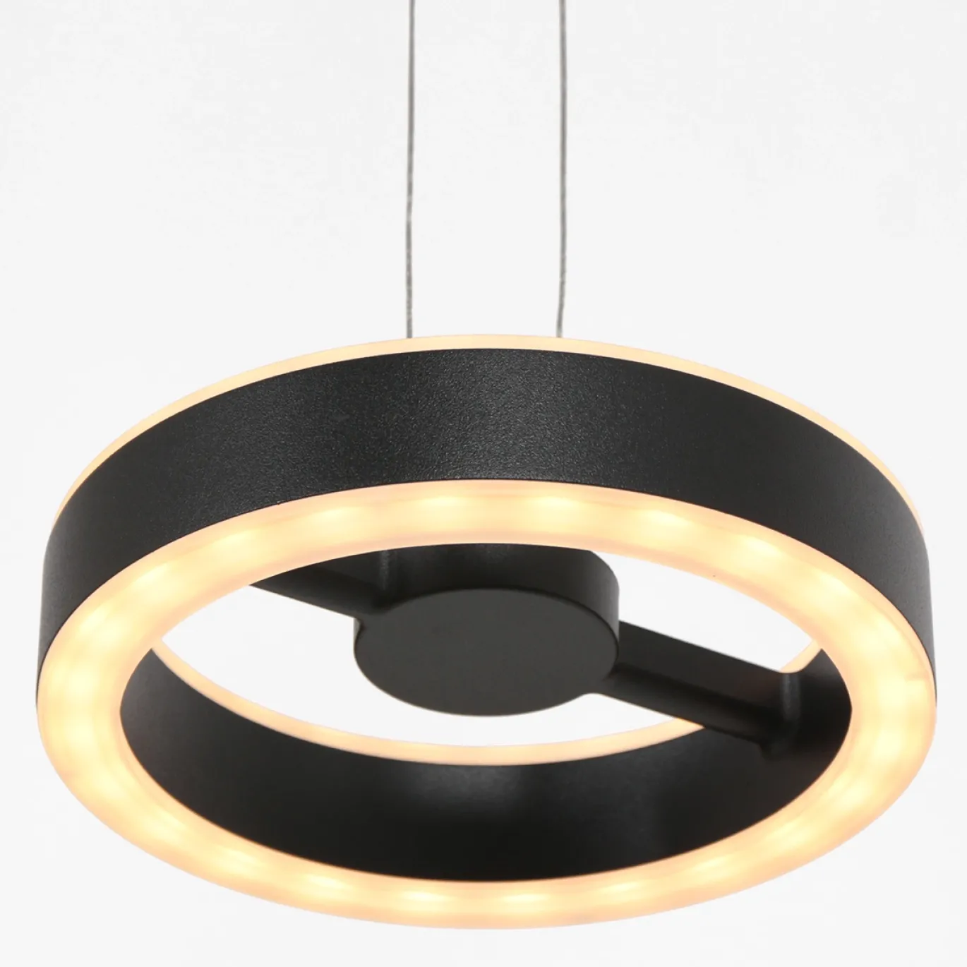 Steinhauer Hanglamp Piola 3-Lichts Zwart