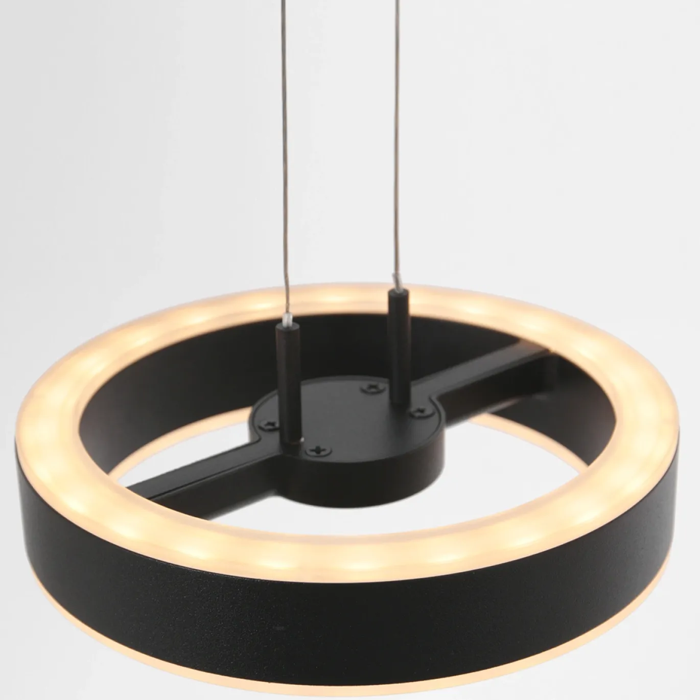 Steinhauer Hanglamp Piola 3-Lichts Zwart