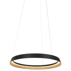 Steinhauer Hanglamp Ringlux Taps Zwart Ø60cm