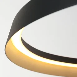 Steinhauer Hanglamp Ringlux Taps Zwart Ø60cm
