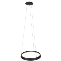 Steinhauer Hanglamp Ringlux Taps Zwart Ø60cm