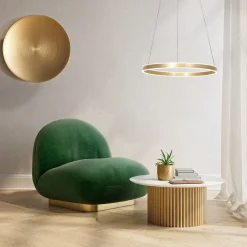 Steinhauer Hanglamp Ringlux Goud Ø60cm