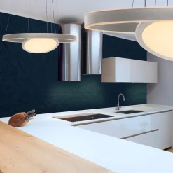Steinhauer Hanglamp Ringlux met Binnenplaat Grijs Ø60cm