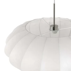 Steinhauer Hanglamp Sparkled Light Grijs Zijde Wit