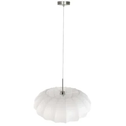 Steinhauer Hanglamp Sparkled Light Grijs Zijde Wit