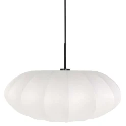 Steinhauer Hanglamp Sparkled Light Zwart Zijde Wit
