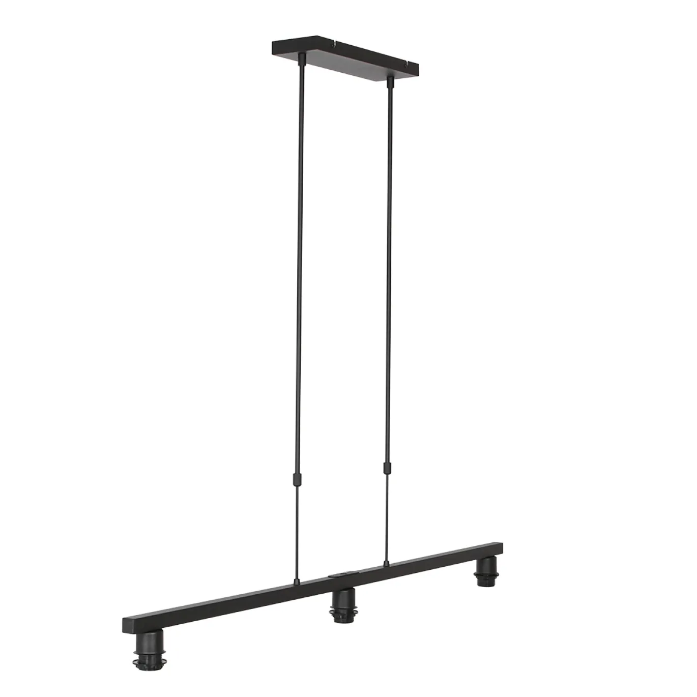 Steinhauer Hanglamp Stang 3-Lichts Velours Taupe