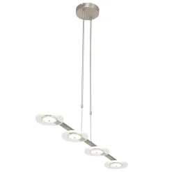 Steinhauer Hanglamp Turound Grijs 4-Lichts