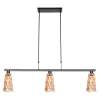 Steinhauer Hanglamp Vidrio 3-Lichts Amber Glas