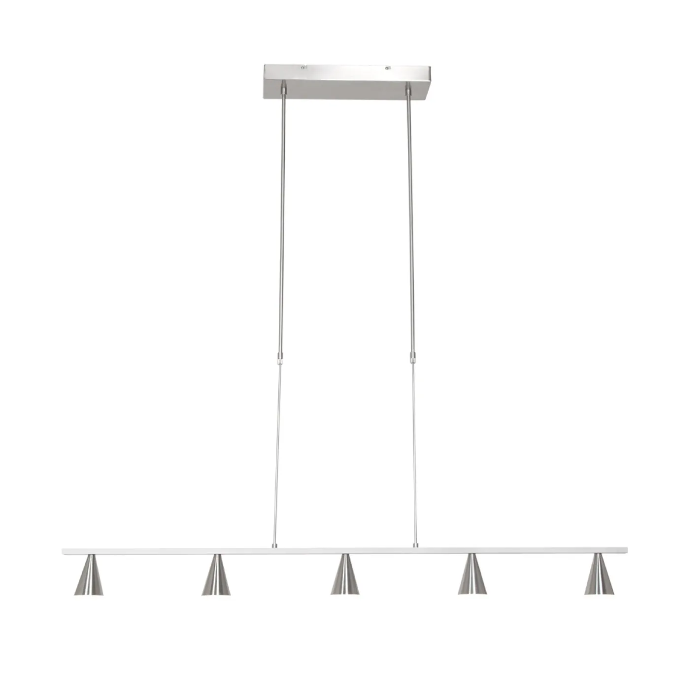Steinhauer Hanglamp Vortex 5-Lichts Grijs