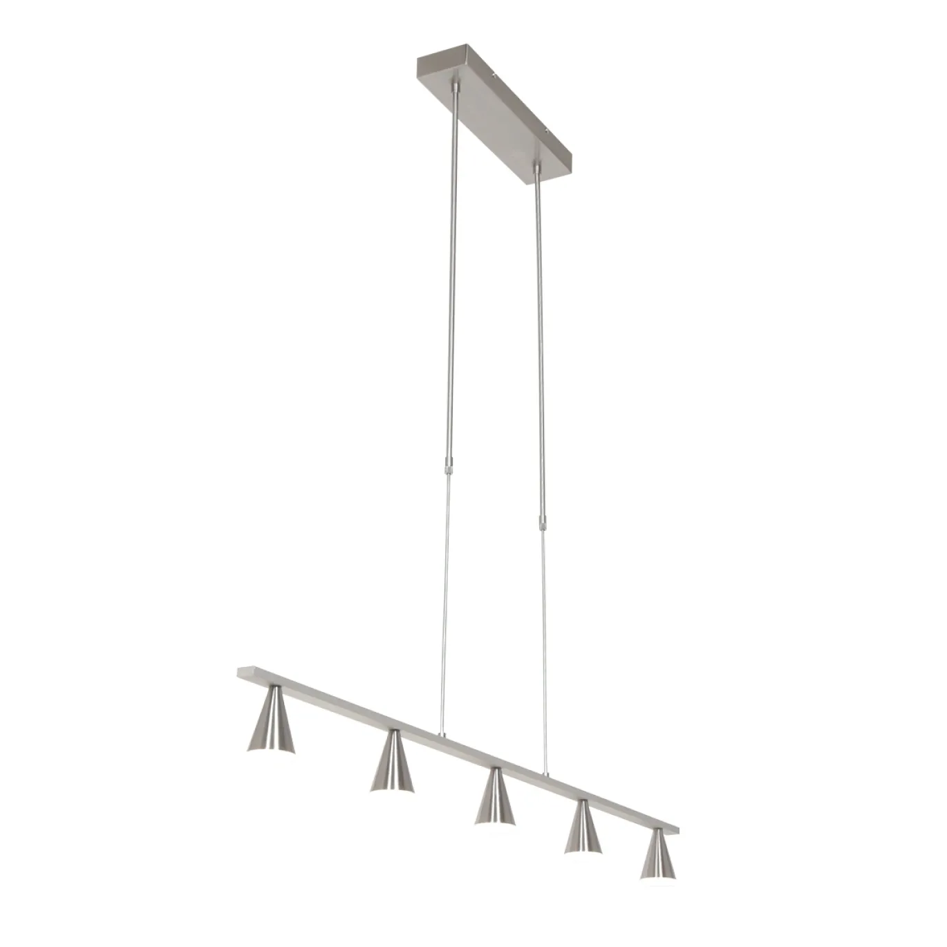 Steinhauer Hanglamp Vortex 5-Lichts Grijs