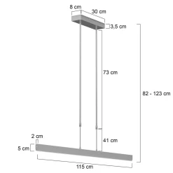 Steinhauer Hanglamp Zelena Vert Grijs