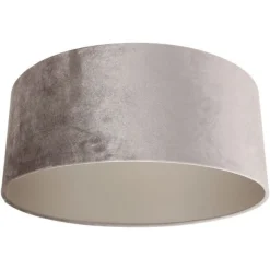 Steinhauer Lampenkap Zilver Velours Ø50cm