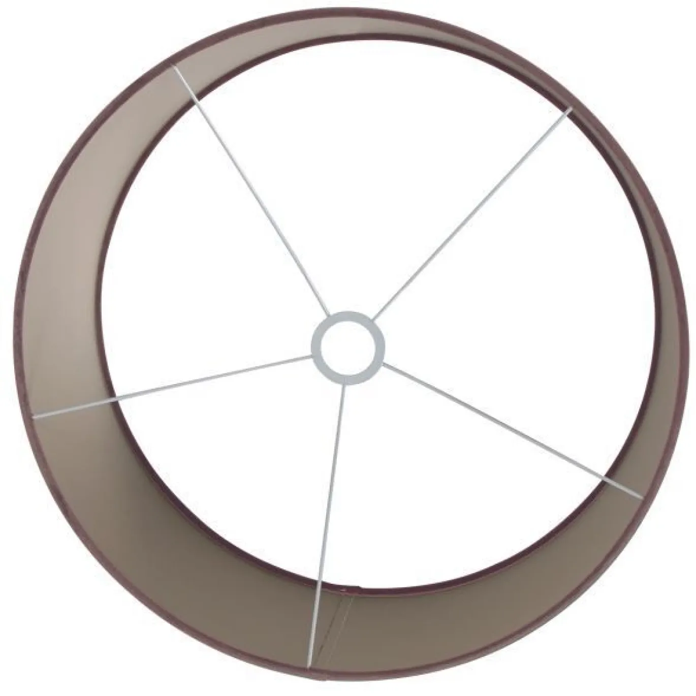 Steinhauer Lampenkap Zilver Velours Ø50cm
