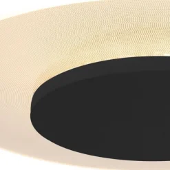 Steinhauer Lido LED Plafondlamp Zwart Ø28cm