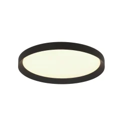 Steinhauer Plafondlamp Flady Zwart Ø40cm
