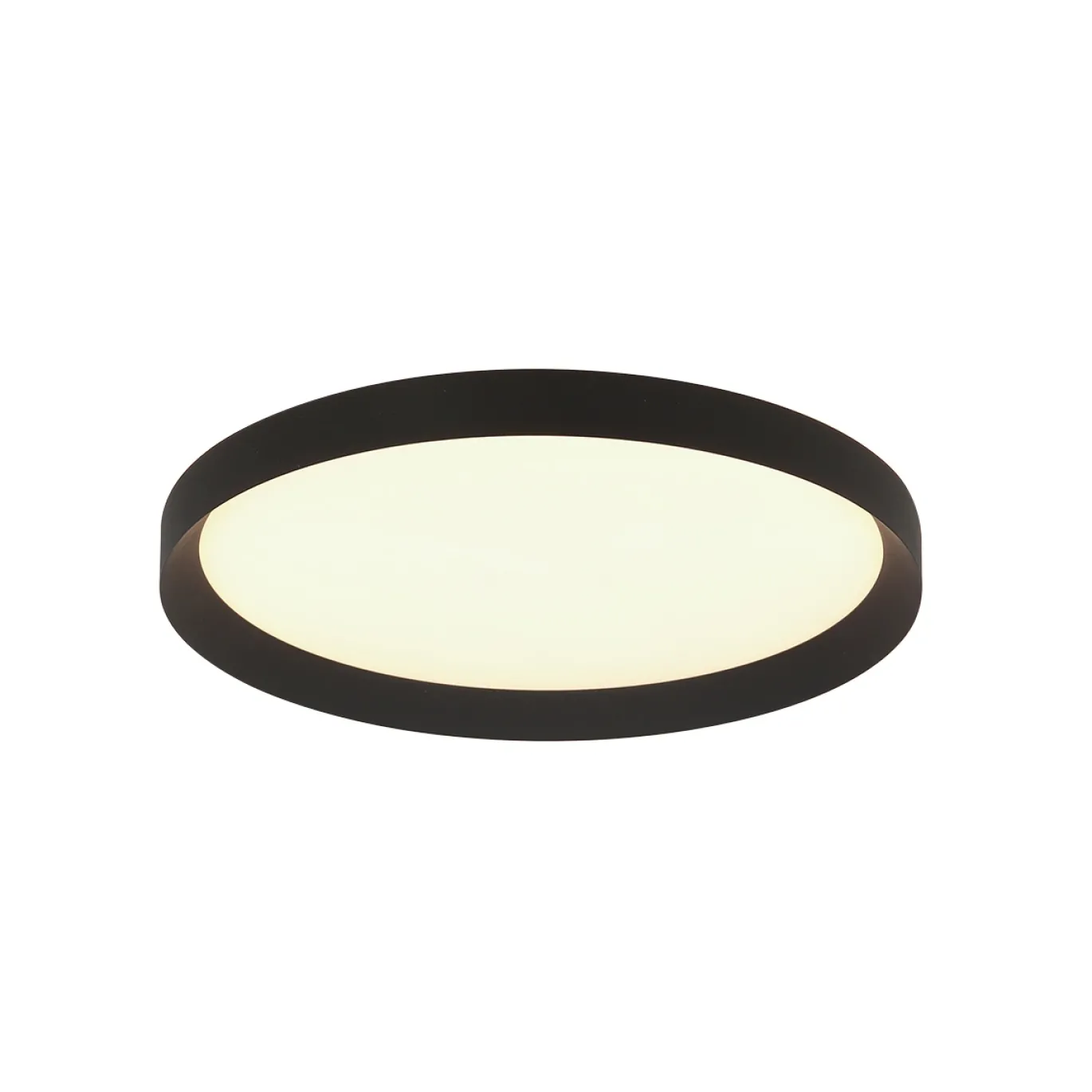 Steinhauer Plafondlamp Flady Zwart Ø40cm