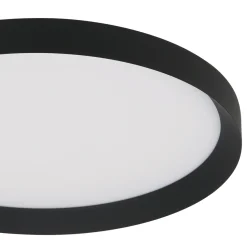 Steinhauer Plafondlamp Flady Zwart Ø40cm