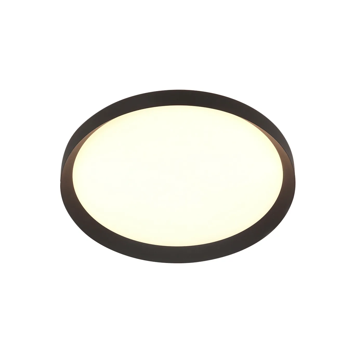 Steinhauer Plafondlamp Flady Zwart Ø40cm