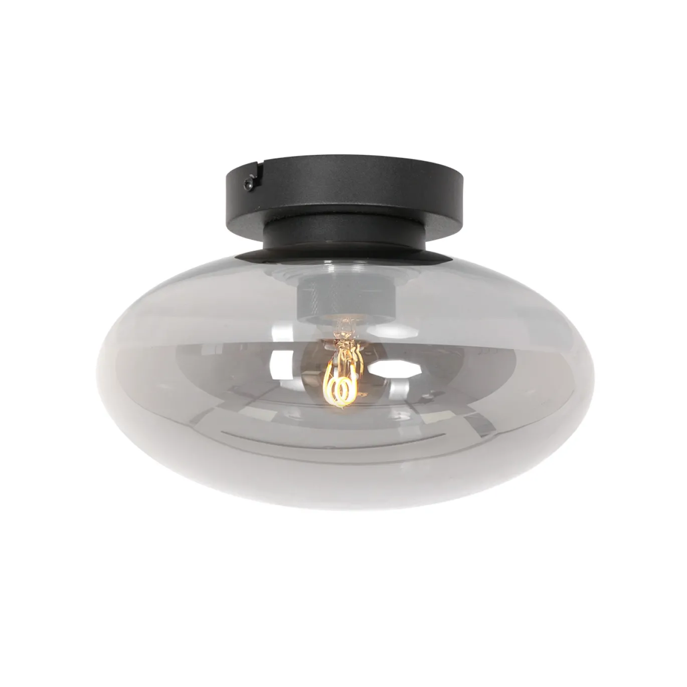 Steinhauer Plafondlamp Reflexion Smoke Ø25cm