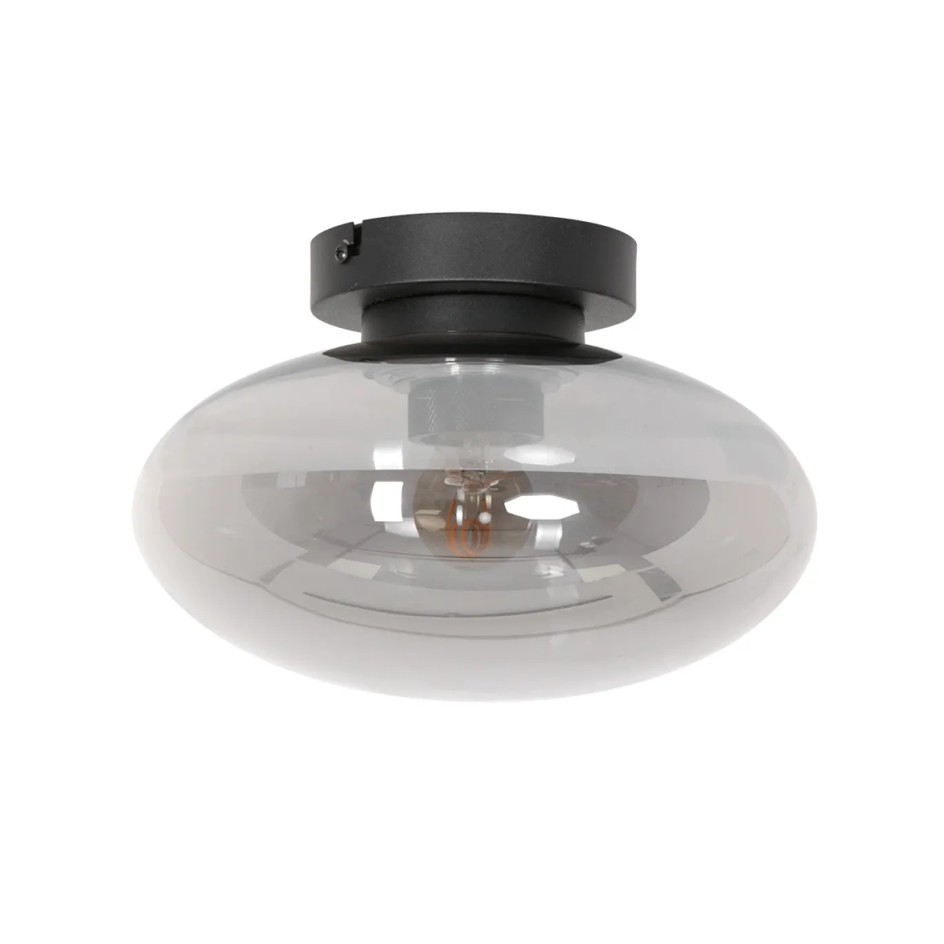 Steinhauer Plafondlamp Reflexion Smoke Ø25cm