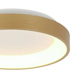 Steinhauer Plafondlamp Ringlede Dun Goud Ø28cm