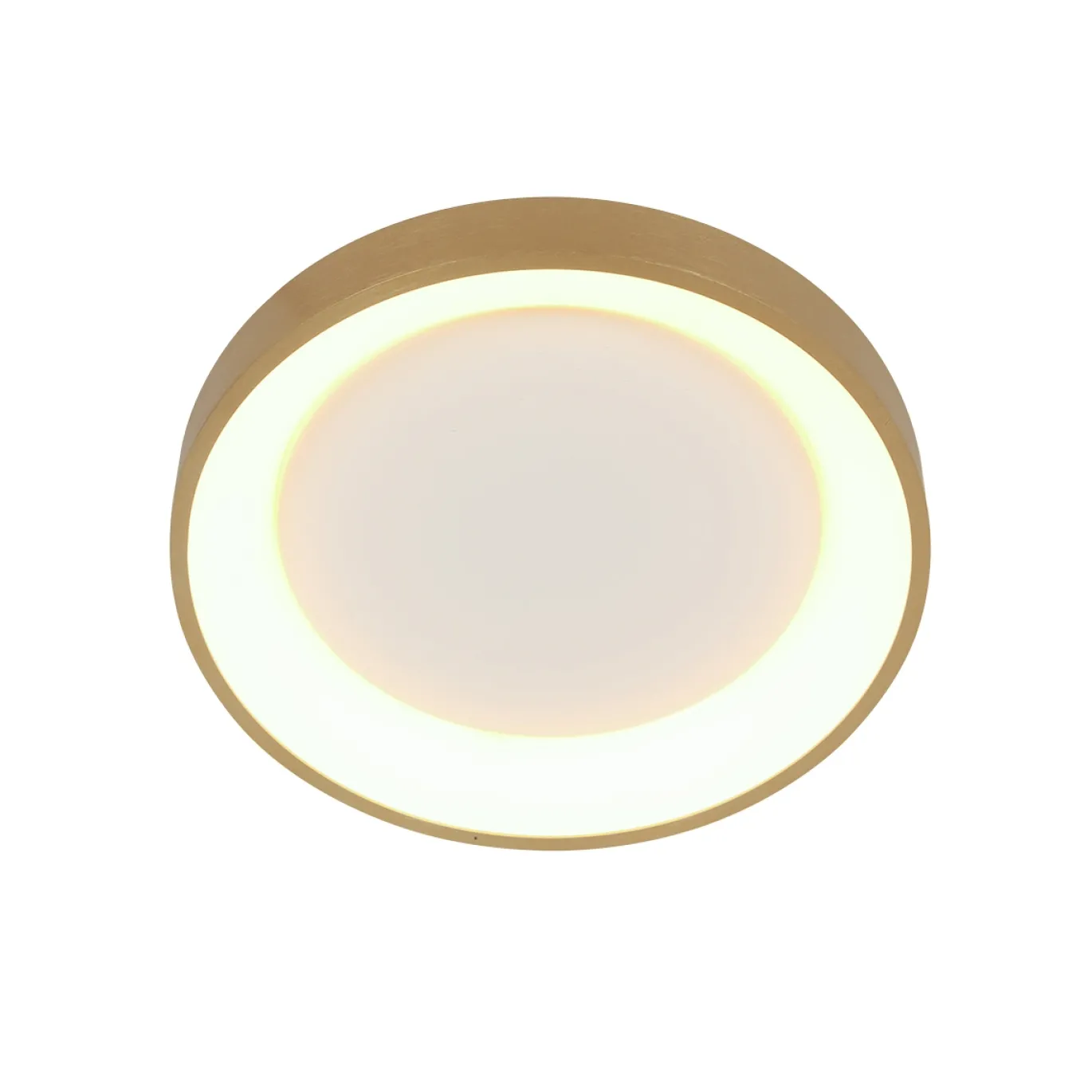Steinhauer Plafondlamp Ringlede Dun Goud Ø28cm